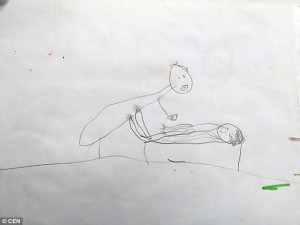 Шокирующий рисунок 5-летней девочки