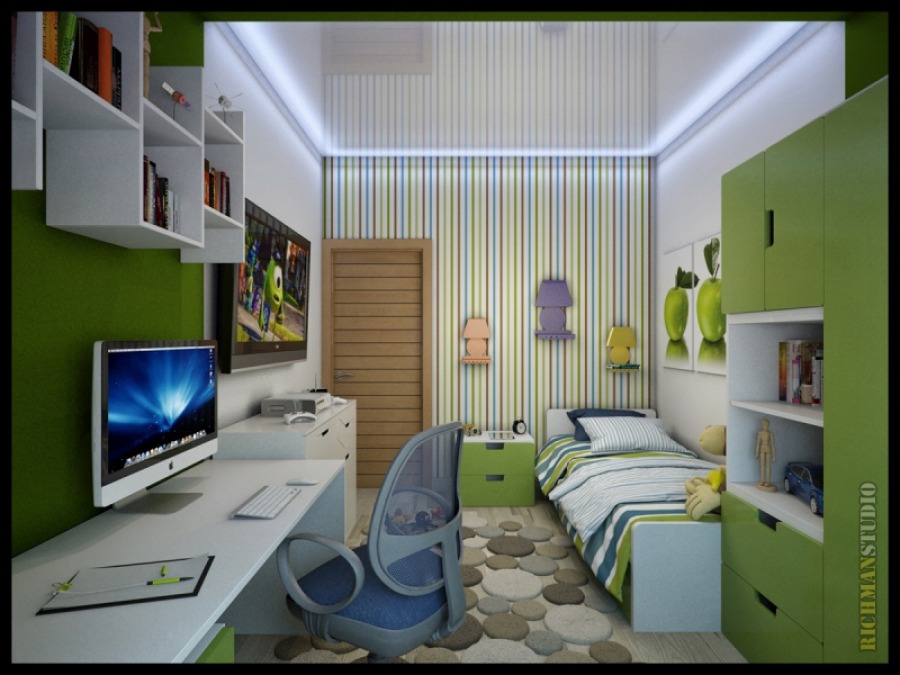 Дизайн комнаты для девочки 12 лет 12 кв