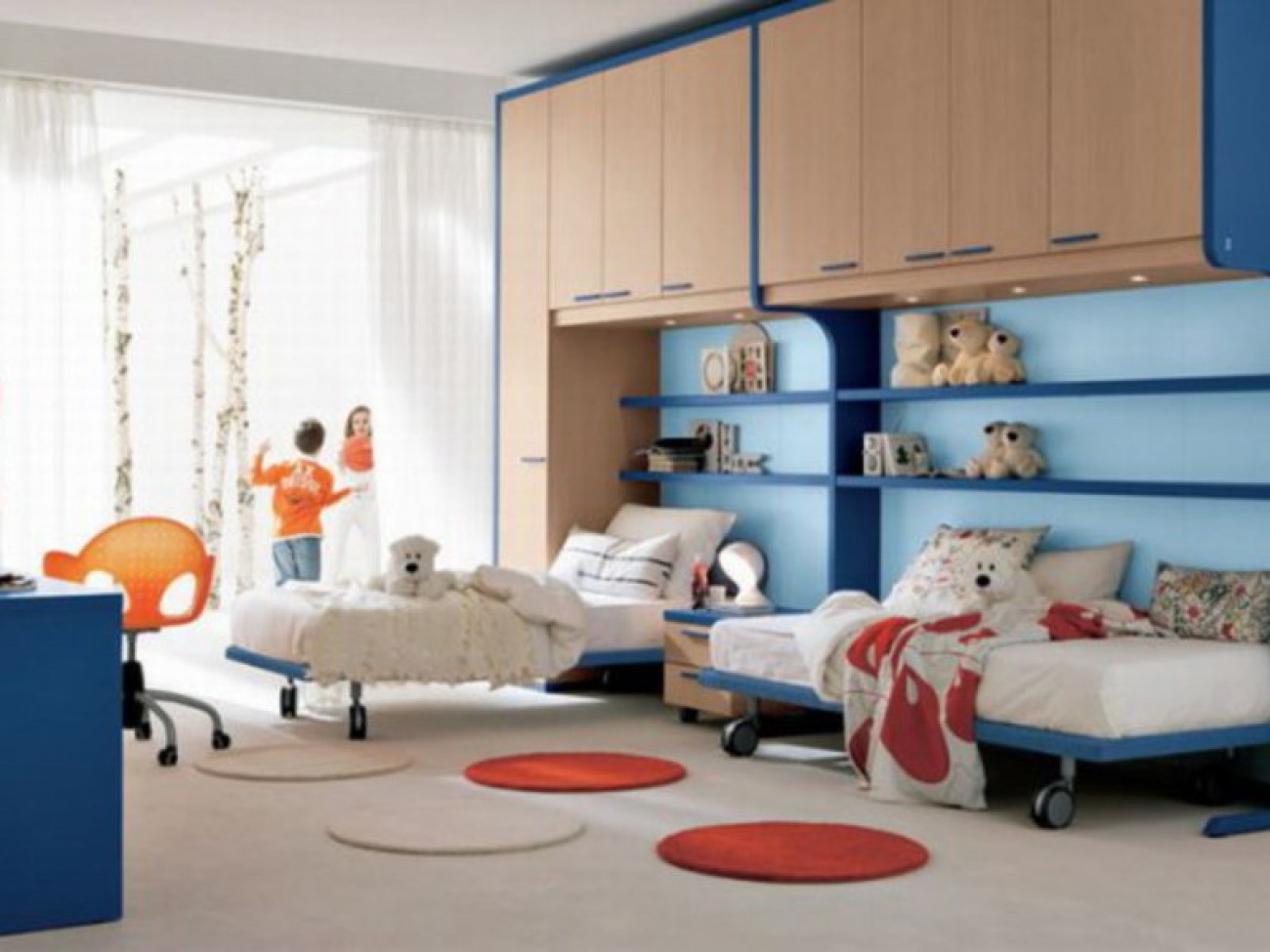 Детские комнаты в стиле Модерн