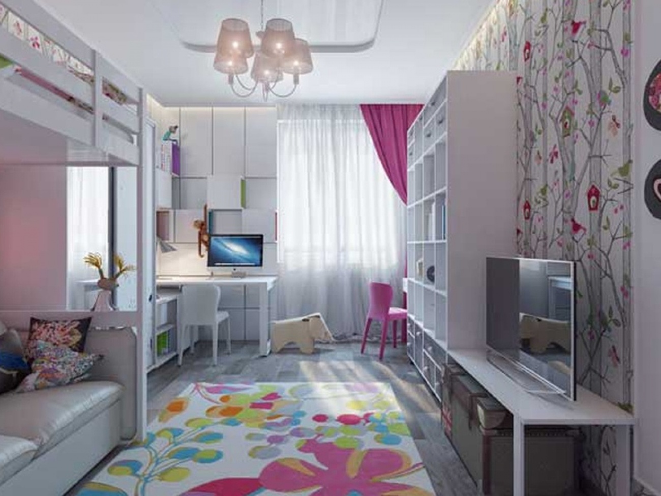 Дизайн детской комнаты для девочки - основные идеи и принципы: уют .