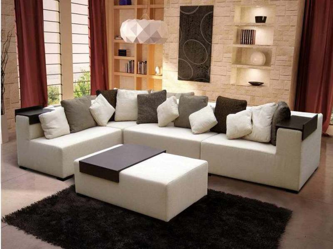 Красивая мягкая мебель для гостиной