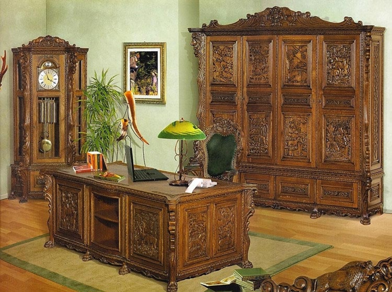 Румынская мебель кабинет Hanter