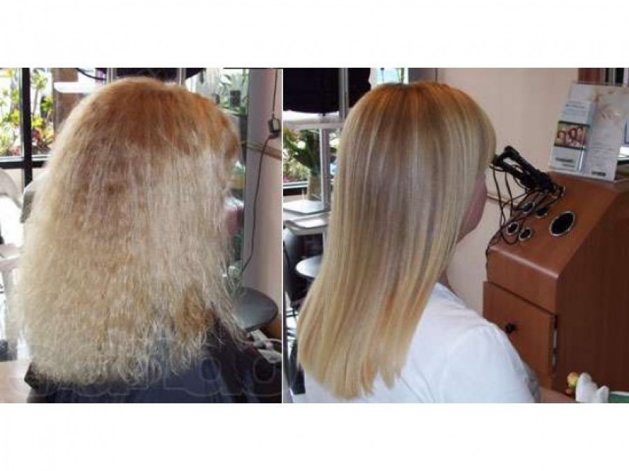 Кератиновое выпрямление волос в салоне и в домашних условиях